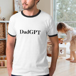 Vater Funny Birthday DadGPT Powered by AI & Vater  T-Shirt<br><div class="desc">Ärmeln Sie Ihren technisch versierten Papa mit unserem exklusiven "DadGpt" T - Shirt! Dieses einmalige Shirt verbindet KI-inspiriert Spaß mit klassischem Papa-Charme und eignet sich somit hervorragend für Väter, die einen guten Pun, eine gute Technologie und die neuesten Trends Liebe haben. Egal, ob Sie am Computer programmieren, im Hinterhof grillen...</div>