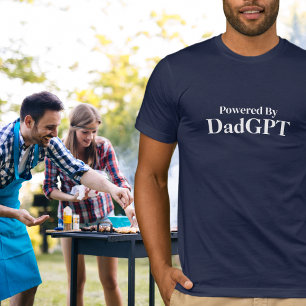 Vater Funny Birthday - Powered by DadGPT - Ai Joke T-Shirt