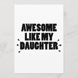Vater Funny Daughter to Daddy Vathers Day Geschenk Karte