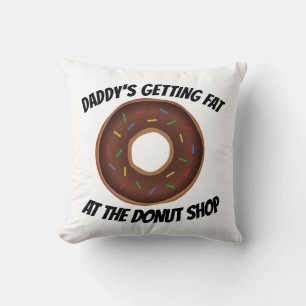 VATER FUNNY DONUT THROW PILLOWS KISSEN