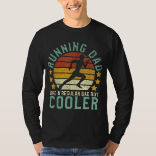 Vater Funny Marathon Runner Vatertag Gif T-Shirt