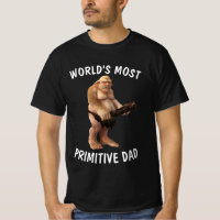 VATER FUNNY PRIMITIVE CAVEMAN T - SHIRT