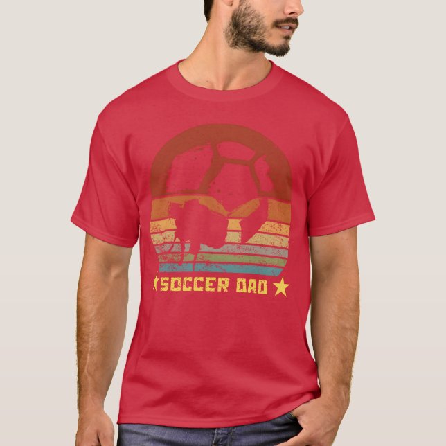 Vater Funny Soccer Lover Vater Papio T-Shirt (Vorderseite)