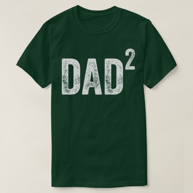 Vater für 2 Kinder 2 Power 2. T-Shirt (Design vorne)