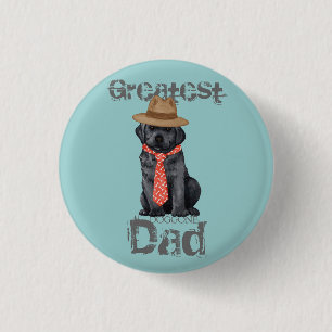 Vater für das Schwarze Labor Button