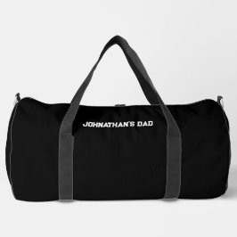 Vater für einfache Schwarz-Weiß-Kinder Duffle Bag