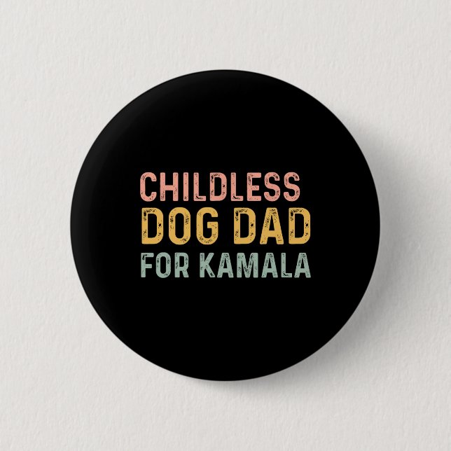 Vater für Kamala Harris 2024 2 Button (Vorderseite)