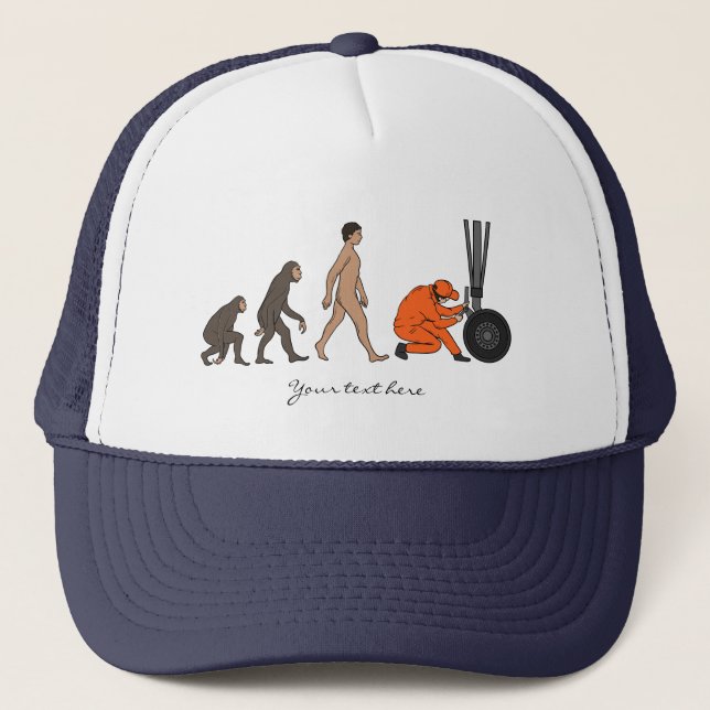 Vater für personalisierte Flugzeugmechanik Truckerkappe (Vorderseite)