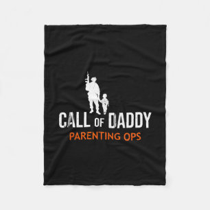 Väter Gamer Dad Call Of Daddy Parenting Ops Vater Fleecedecke
