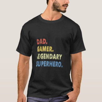 Vater Gamer legendärer Superheld Tank Top
