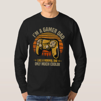 Väter Gaming Papa Vaterschaft Videospiel Spieler G T-Shirt