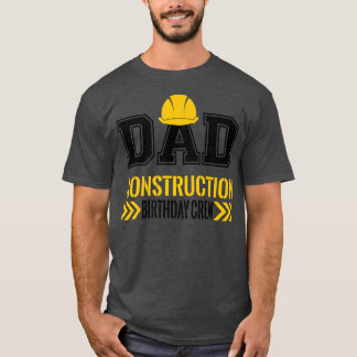 Vater Geburtstag Crew 1. Baustelle Geburtstagswage T-Shirt