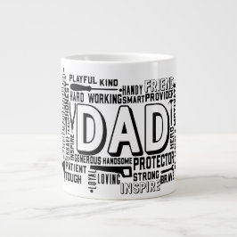 Vater Geburtstagsgeschenk Vater Vati Tag Papa Gesc Jumbo-Tasse