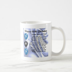 Vater-Gedicht-60. Geburtstag Kaffeetasse
