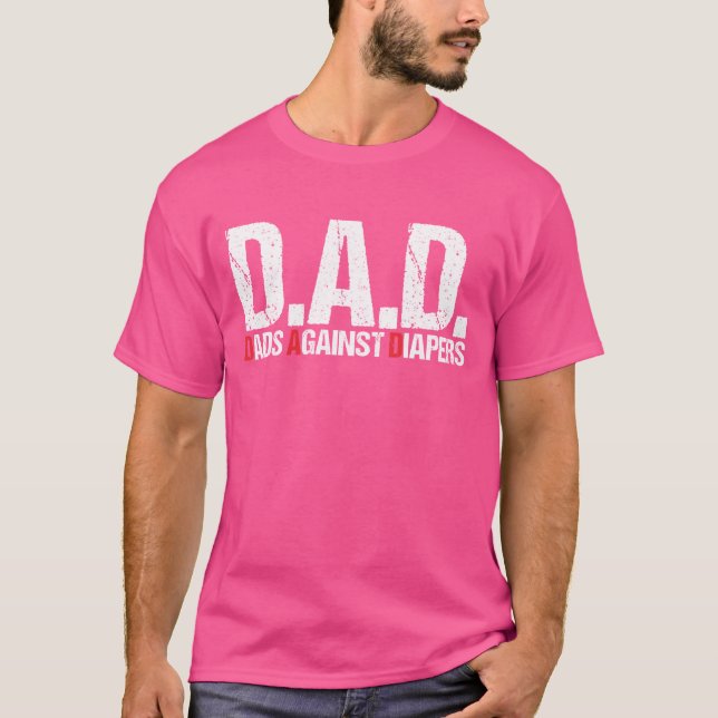 Vater gegen Diaperoddler Vater Kinderprobleme Fund T-Shirt (Vorderseite)
