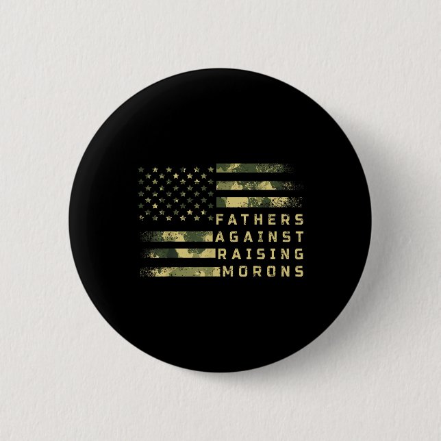 Väter gegen die Aufstachelung der Moronen Witziger Button (Vorderseite)
