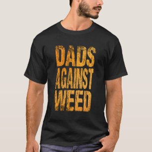 Vater gegen die Rasenmäher aus Unkrautgärten T-Shirt