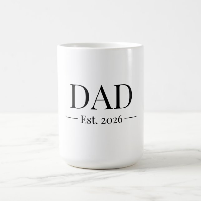 Vater gegründet 2026 kaffeetasse (Mittel)