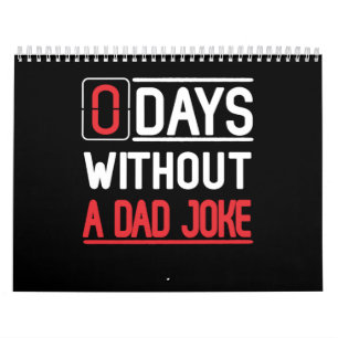 Vater-Geschenk 0 Tage ohne Vater Joke Geschenk Kalender