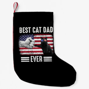 Vater-Geschenk  Best Cat Vater je Flag USA Kleiner Weihnachtsstrumpf