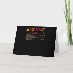 Vater-Geschenk   Definition Vater Black Father Gif Feiertagskarte