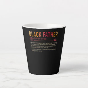 Vater-Geschenk Definition Vater Schwarzer Vater G Milchtasse