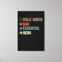 Vater-Geschenk | Männliche Krankenschwester. Vater