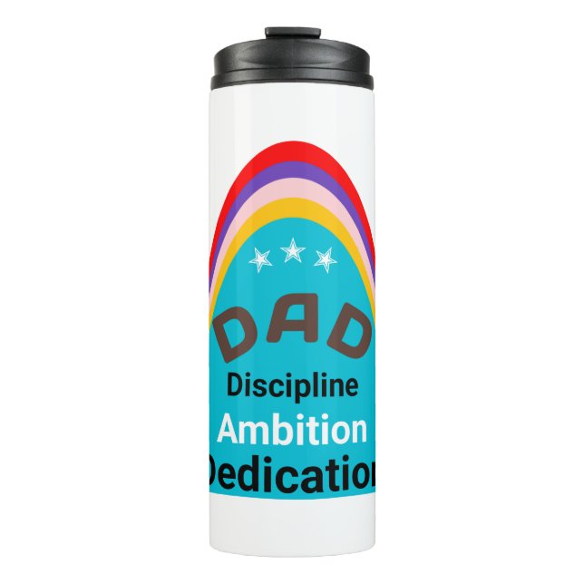 Vater Geschenk T-Shirt Thermosbecher (Vorderseite)