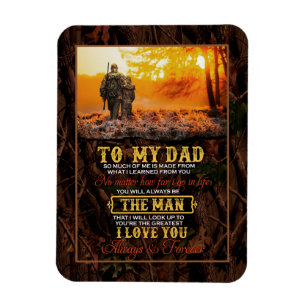 Vater Geschenke Brief an meinen Vater Der Mann, Magnet