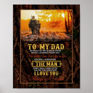Vater Geschenke   Brief an meinen Vater Der Mann,  Poster