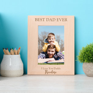 Vater Gifts Vathers Day Geburtstag Bester Vater je Geätzte Rahmen