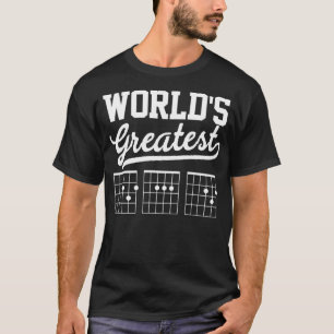 Vater Gitarre und Bass Player Weihnachtsgeschenk_3 T-Shirt