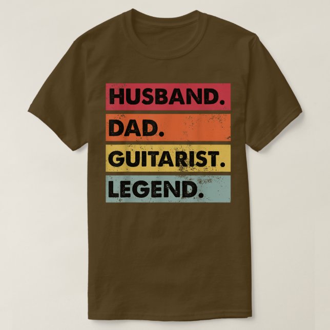 Vater Gitarrist Legend Funny Guitar Player M T-Shirt (Design vorne)