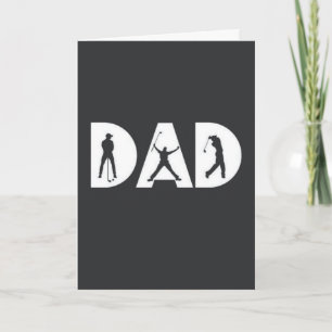 Vater-Golfkarten für ihn Vater Golfer von Tochter Karte