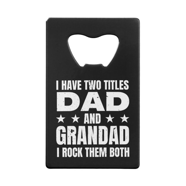 Vater Grandad Geldbeutel Flaschenöffner (Rückseite)