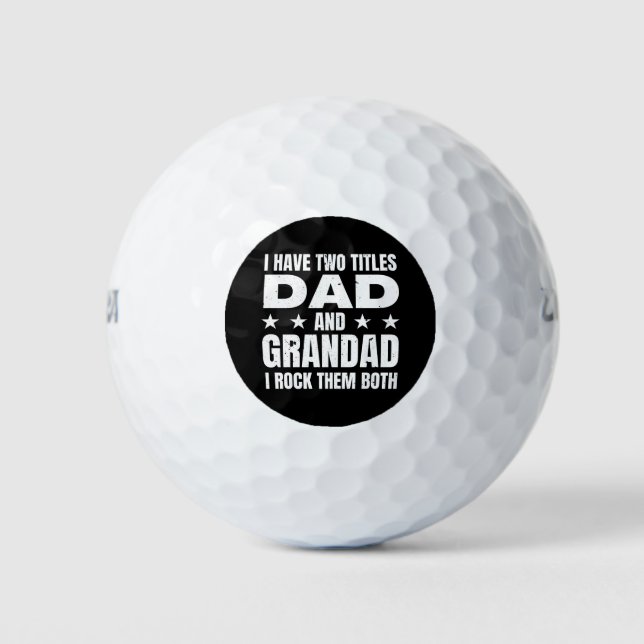 Vater Grandad Golfball (Vorderseite)