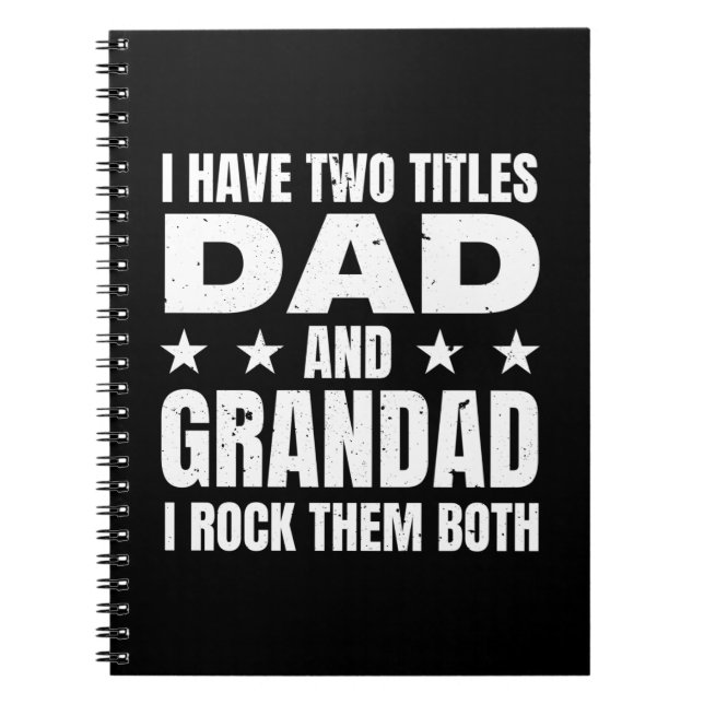 Vater Grandad Notizblock (Vorderseite)