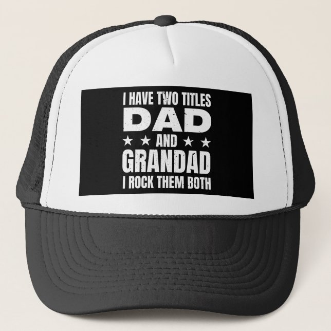 Vater Grandad Truckerkappe (Vorderseite)