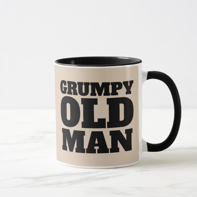 VATER GRANDPA GRUMPY ALD MAN COFFEE TASSE (Rechts)