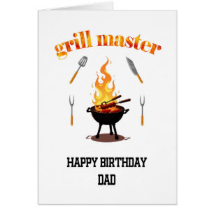 Vater Grill Master Geburtstag