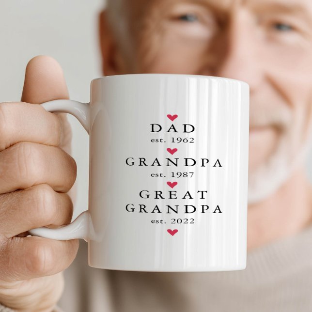 Vater | Großvater | Großes Opa Jahr Osten. Kaffeetasse (Von Creator hochgeladen)