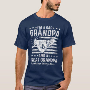 Vater Großvater Großvater Sonniger Vater Tag T-Shirt