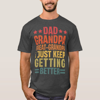 Vater Großvater Vatertag T-Shirt