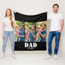 Vater gründete 3-Foto fett Weiße & Schwarze Modern
