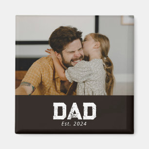 Vater gründete Foto Vatertag Magnet