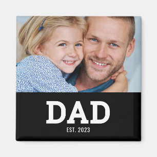 Vater gründete Foto Vatertag Magnet