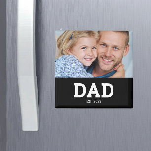 Vater gründete Foto Vatertag Magnet