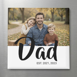 Vater gründete Foto Vatertag Magnet