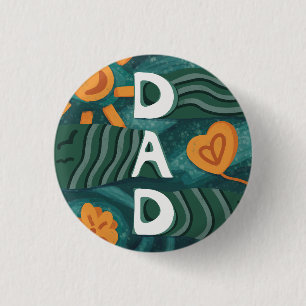 Vater - Grüne Feier des Nationalen Vaters Button