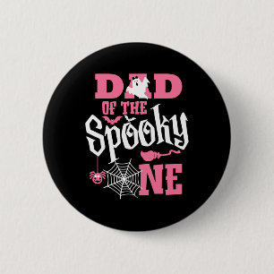 Vater Halloween 1. Geburtstag Matching Family Spoo Button